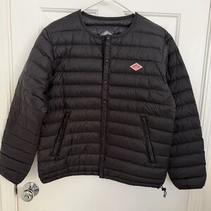 New without Tags Danton Crew Neck Inner Down Jacket Navy Blue - Size 42